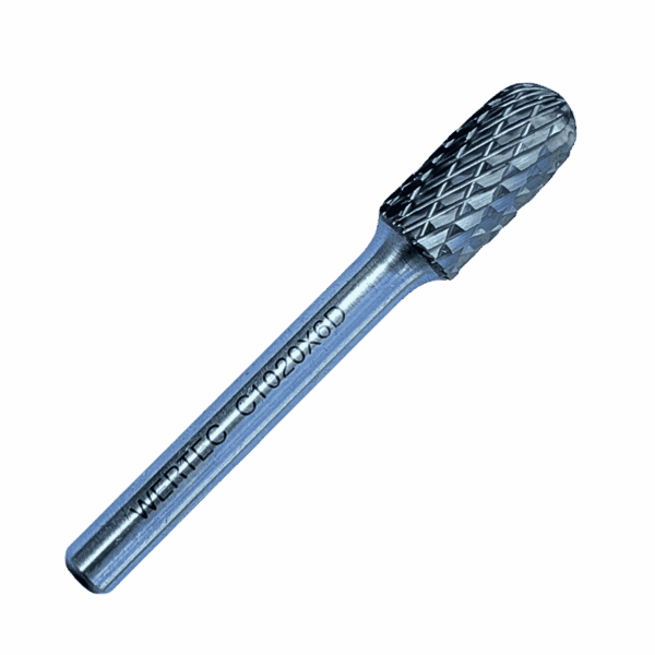 Pilnik obrotowy cylindr. zaokrąglony TYP C 10x20x6
