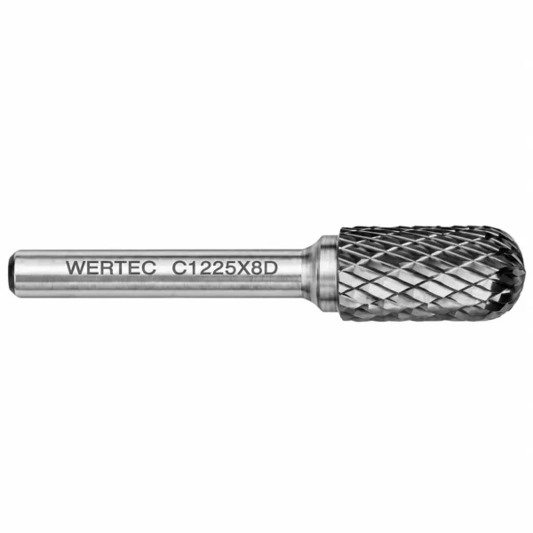 Pilnik obrotowy cylindryczny zaokrąglony TYP C 12x25x6