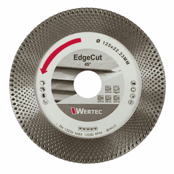 Tarcza diamentowa EDGECUT 125x22,23 WERTEC