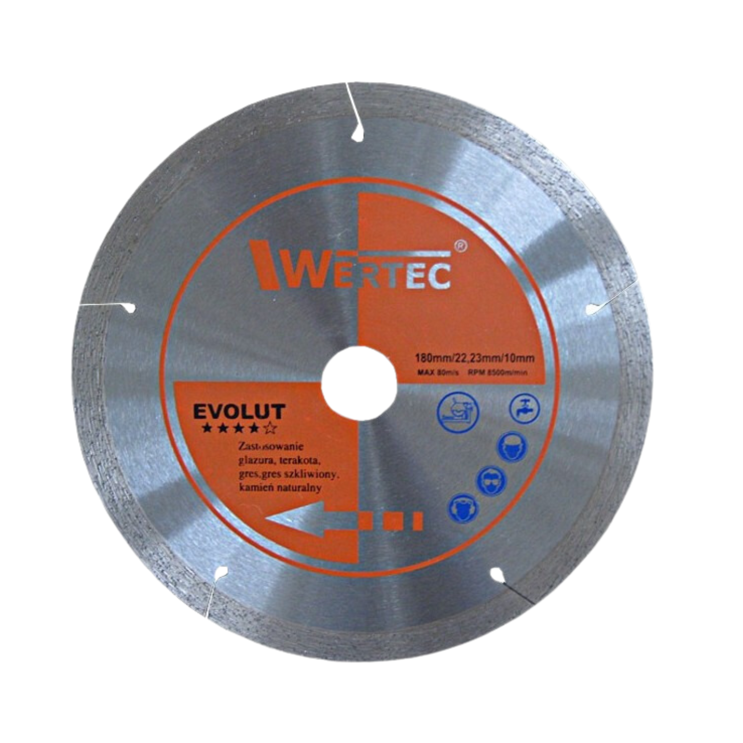Tarcza diamentowa EVOLUT 200MMx2.0x10 x 25,4 - EVO