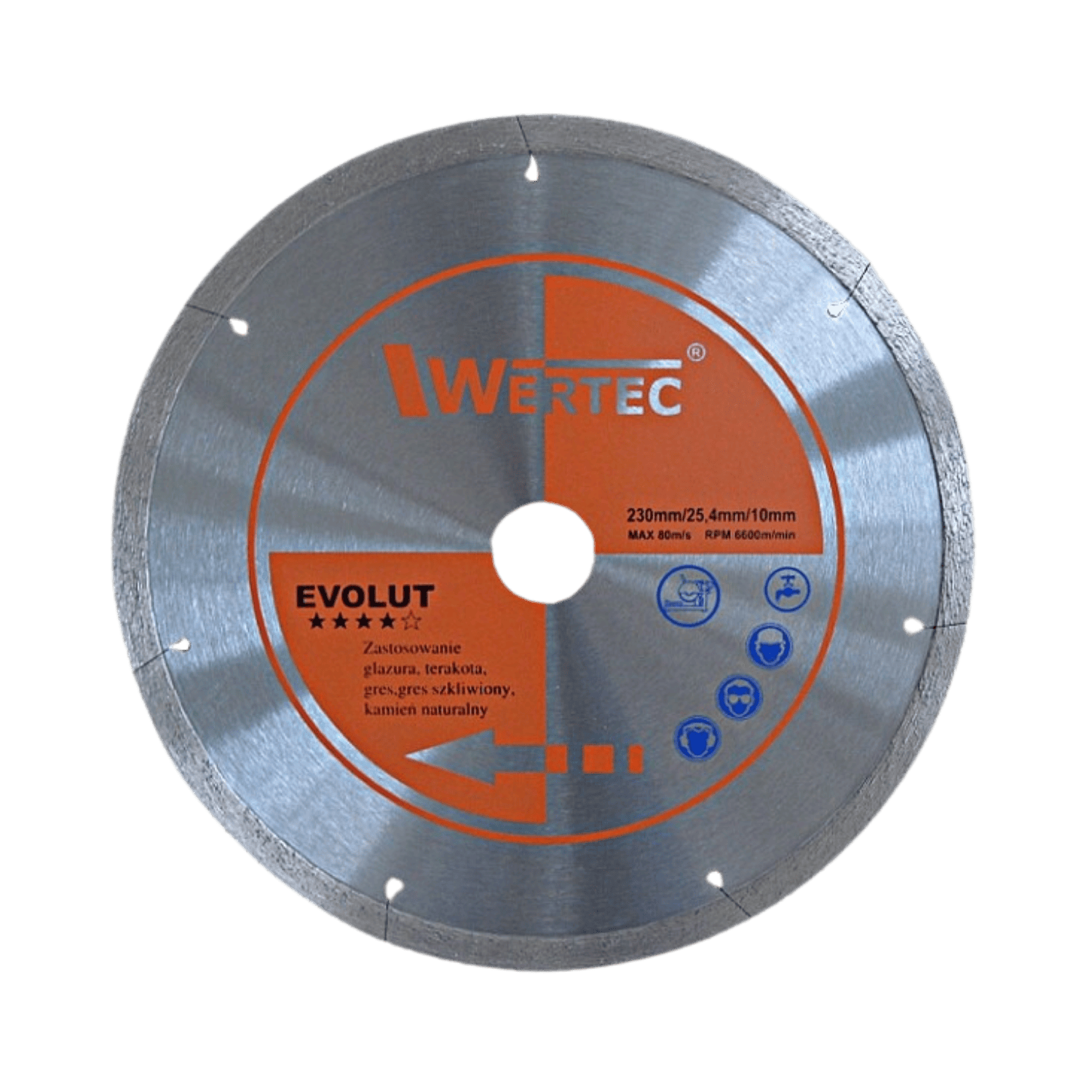 Tarcza diamentowa EVOLUT 250MMx2.0x10 x 25,4 - EVO