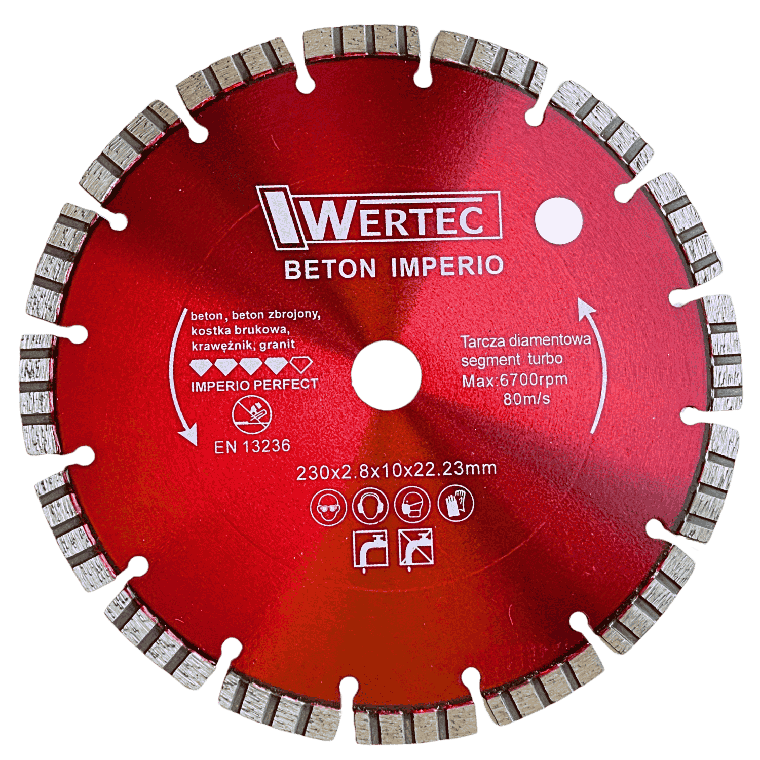 Tarcza Diamentowa IMPERIO 230x22,23x10mm - IMPERIO