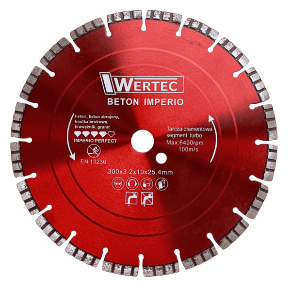 Tarcza Diamentowa IMPERIO 300x25,4x10mm - IMPERIO3