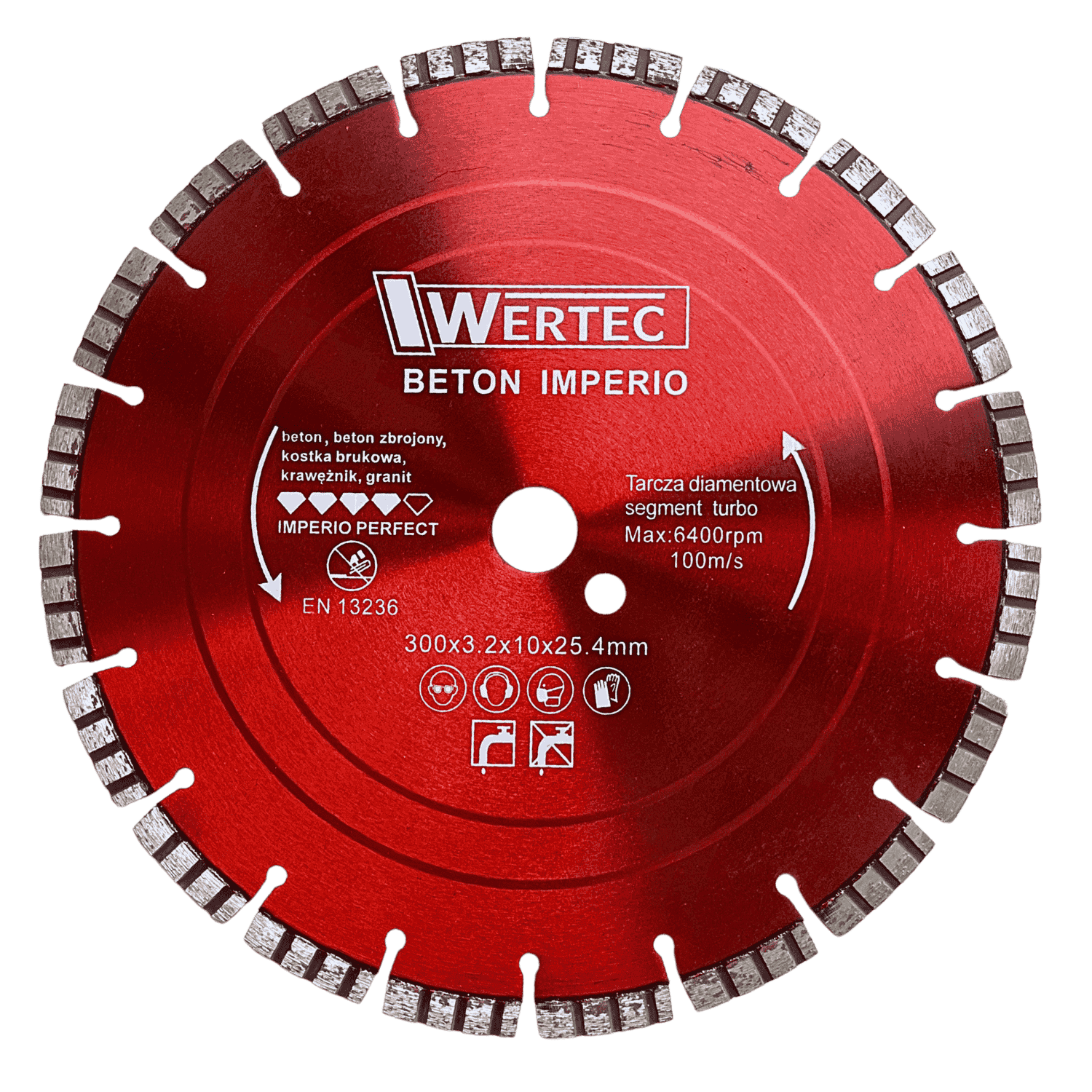 Tarcza Diamentowa IMPERIO 300x25,4x10mm - IMPERIO3