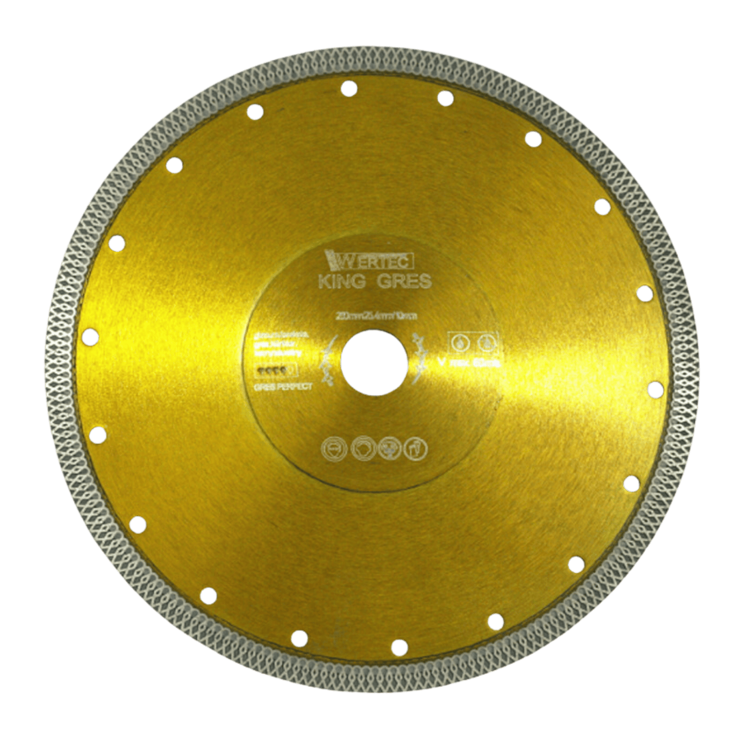 Tarcza Diamentowa KING GRES 250x25,4x10mm - KINGGR