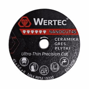 Wertec Tarcza diamentowa 45x0,6x6mm NanoCUT WERTEC