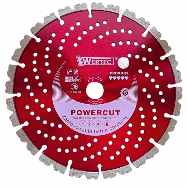 Tarcza Diamentowa POWERCUT 230x12x22,23 bet. zbroj