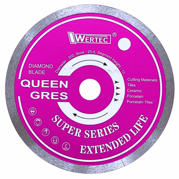 Tarcza diamentowa QUEEN GRES 200x1.8x10x25.4mm - Q