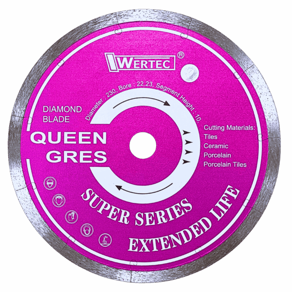 Tarcza diamentowa QUEEN GRES 230x1.8x10x22.23mm -