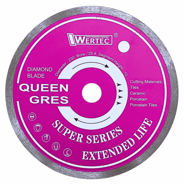 Tarcza diamentowa QUEEN GRES 230x1.8x10x25.4mm - Q
