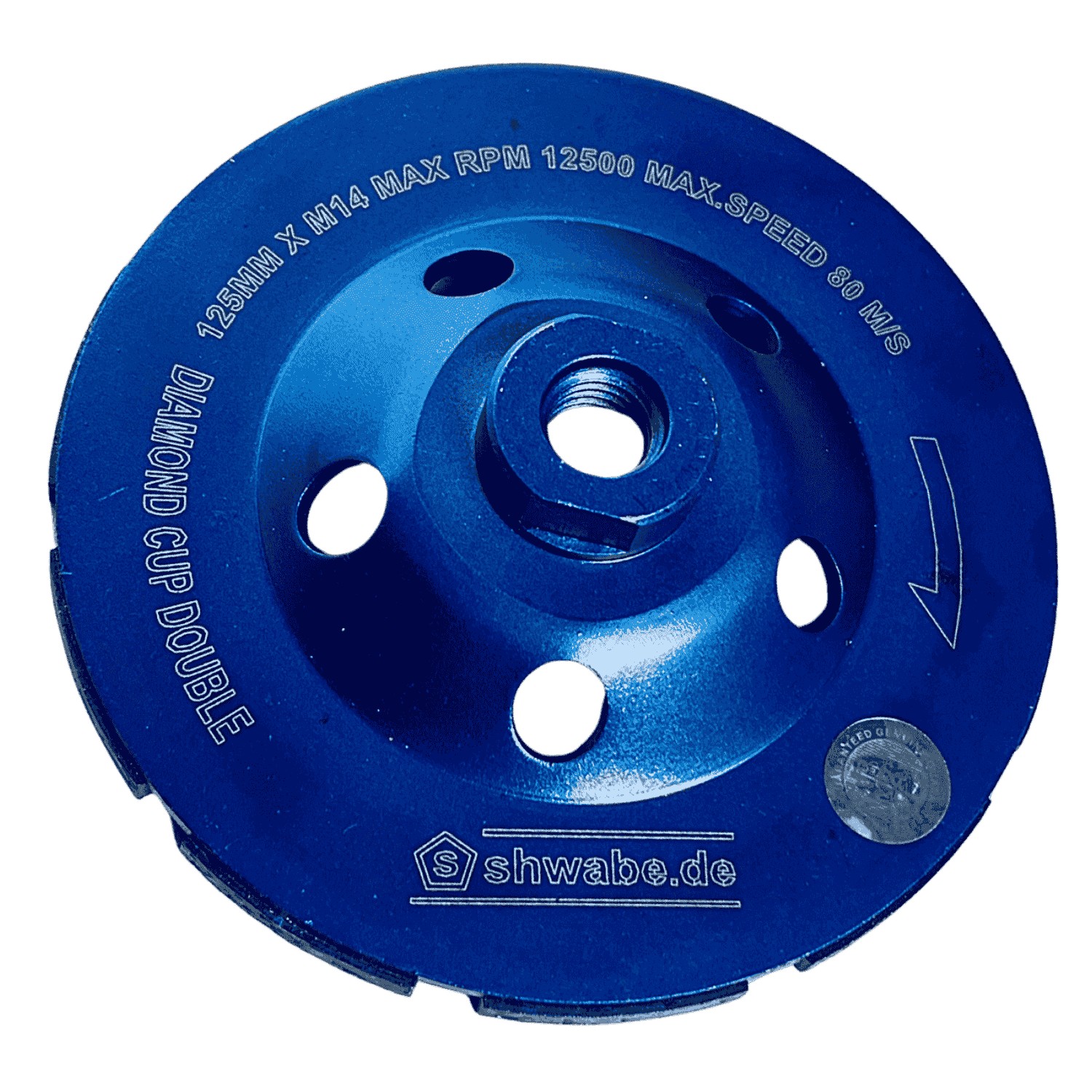 Tarcza Diamentowa do szlif.125xM14 DOUBLE SHWABE - - obrazek 2