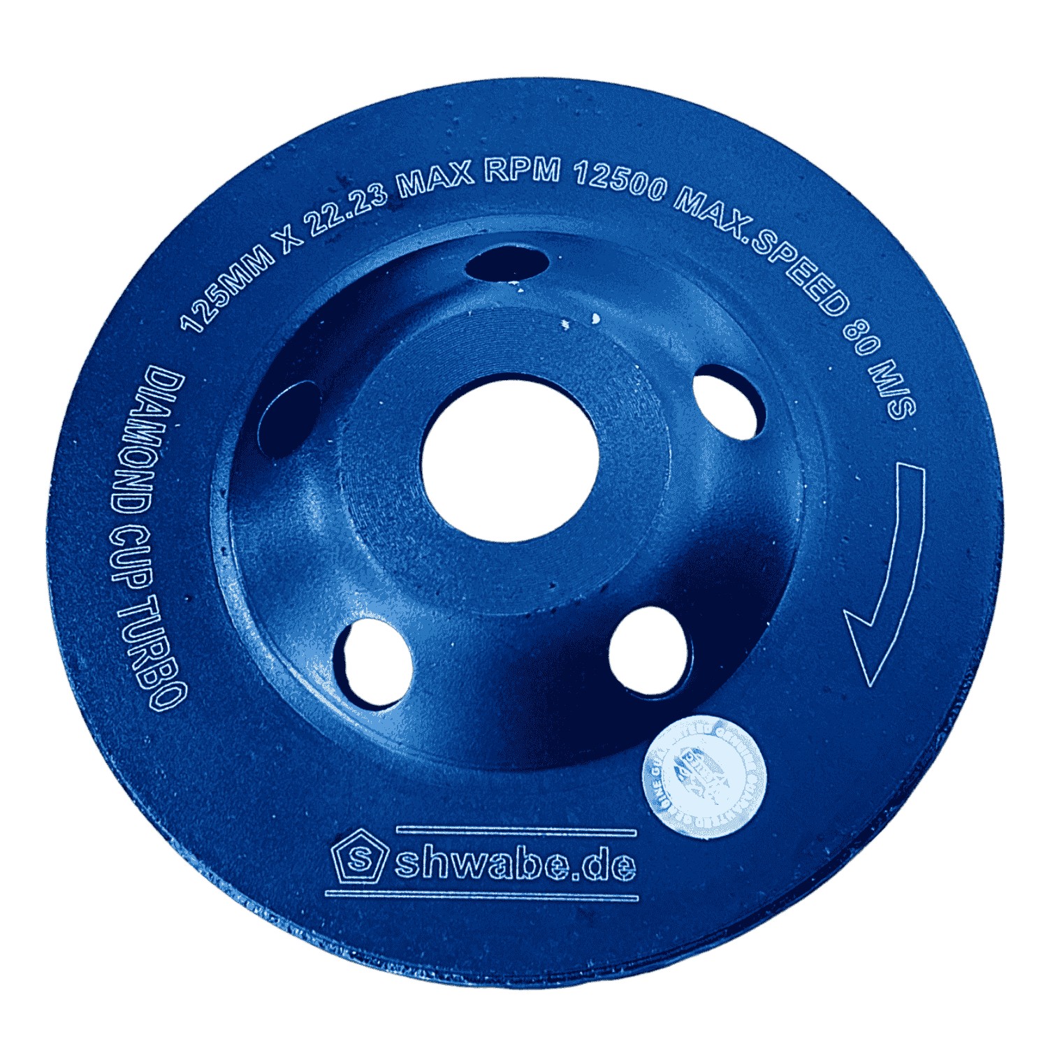 Tarcza Diamentowa do szlif. 125x22,23 Turbo SHWABE - obrazek 2