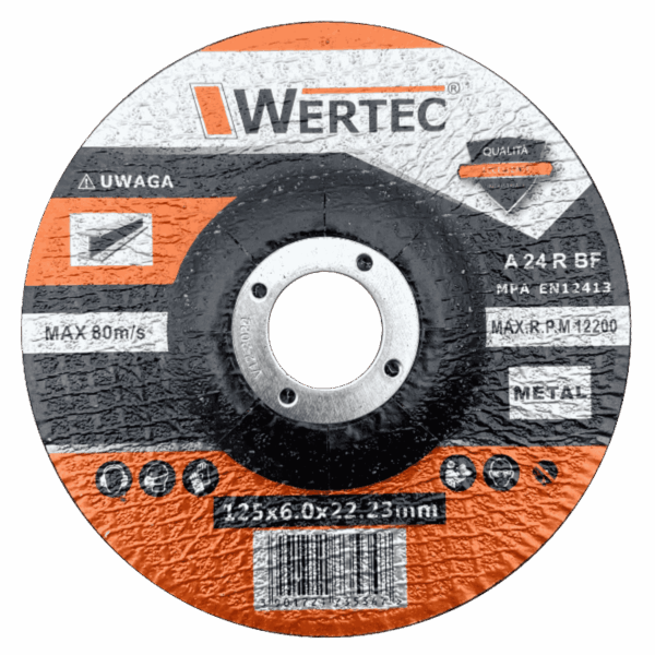 Tarcza do szlifowania Metal 125*6*22.23mm-Type27 -