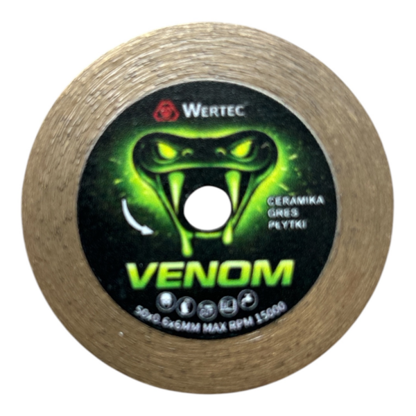 Tarcza diamentowa 50*6*0.4*0.6*6mm VENOM50