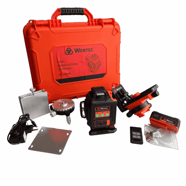 Laser poziomujący 16-liniowy zielony WT-5899