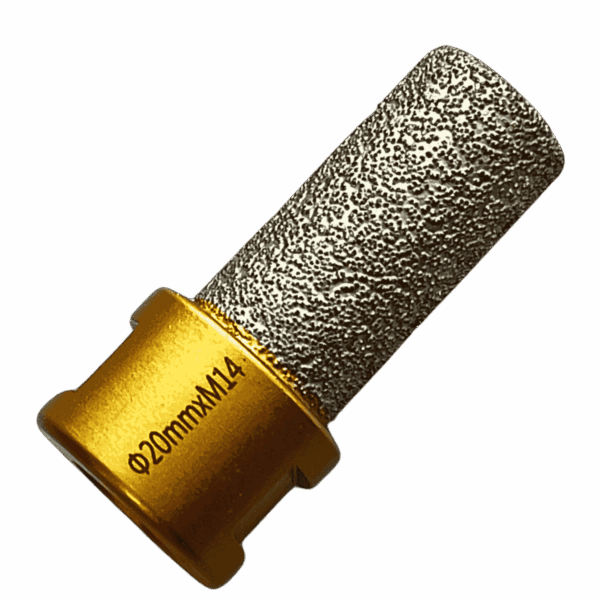 Frez lutowany próżniowo 20x50mm x M14 WERTEC - WTAF20