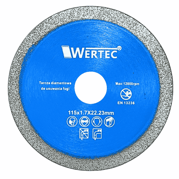 Tarcza do usuwania fugi 115x17mm BLUE - WTDCF1151,