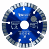 TARCZA DIAMENTOWA SEGMENT. TURBO 115X10MM WERTEC -