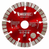 TARCZA DIAMENTOWA SEGMENT TURBO 125X12MM WERTEC -