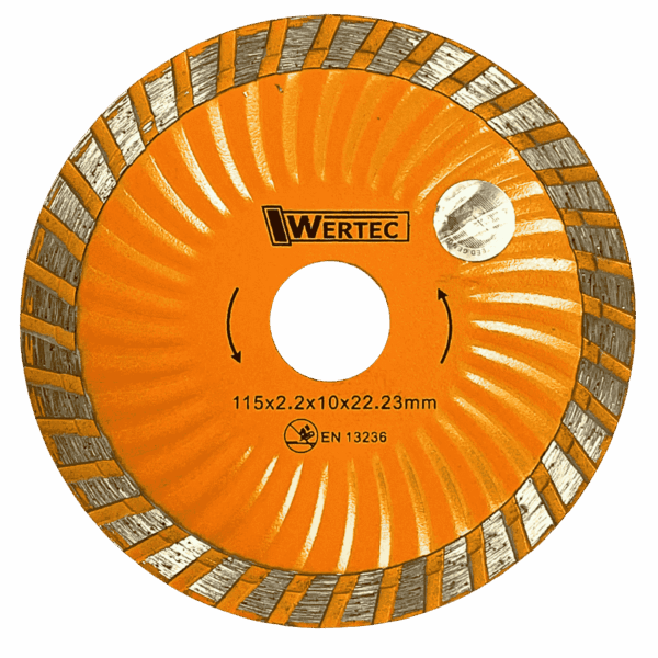 TARCZA DIAMENTOWA SUPER TURBO 115 MM WERTEC - WTDS