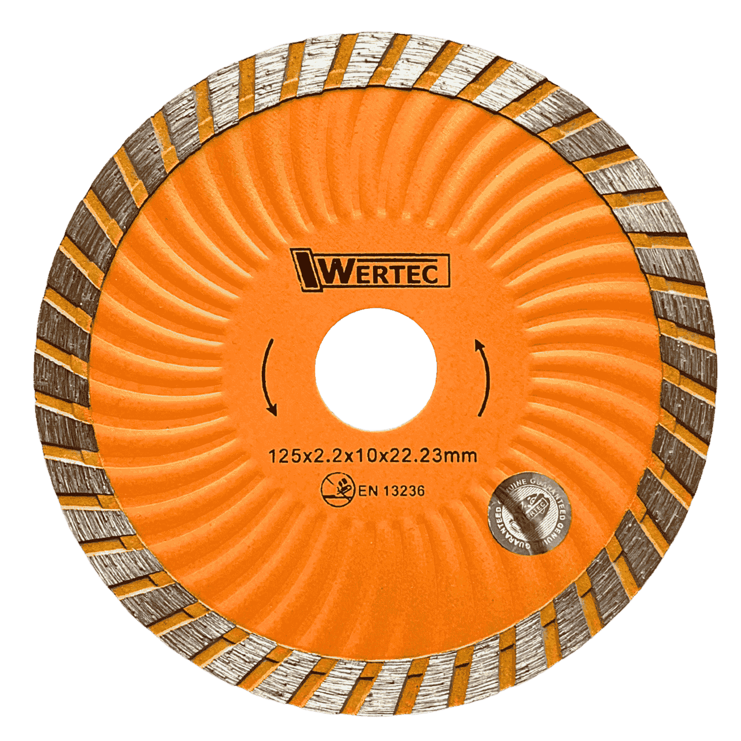 TARCZA DIAMENTOWA SUPER TURBO 125 MM WERTEC - WTDS