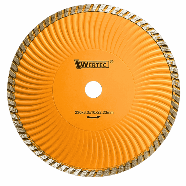TARCZA DIAMENTOWA SUPER TURBO 230 MM WERTEC - WTDS