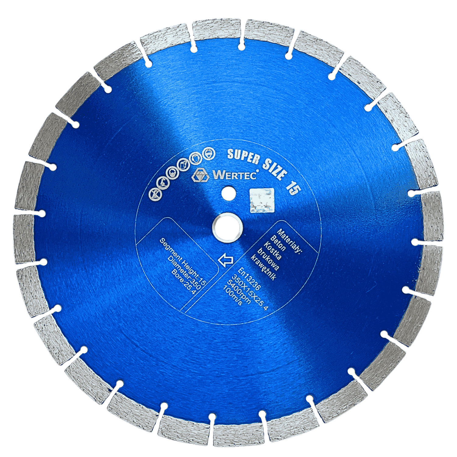 Tarcza diamentowa 350x10x25,4mm HP - WTHP35025