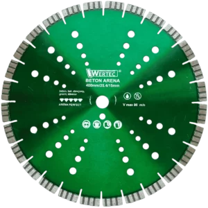 Tarcza diamentowa do betonu ARENA 400x25,4x15mm WERTEC