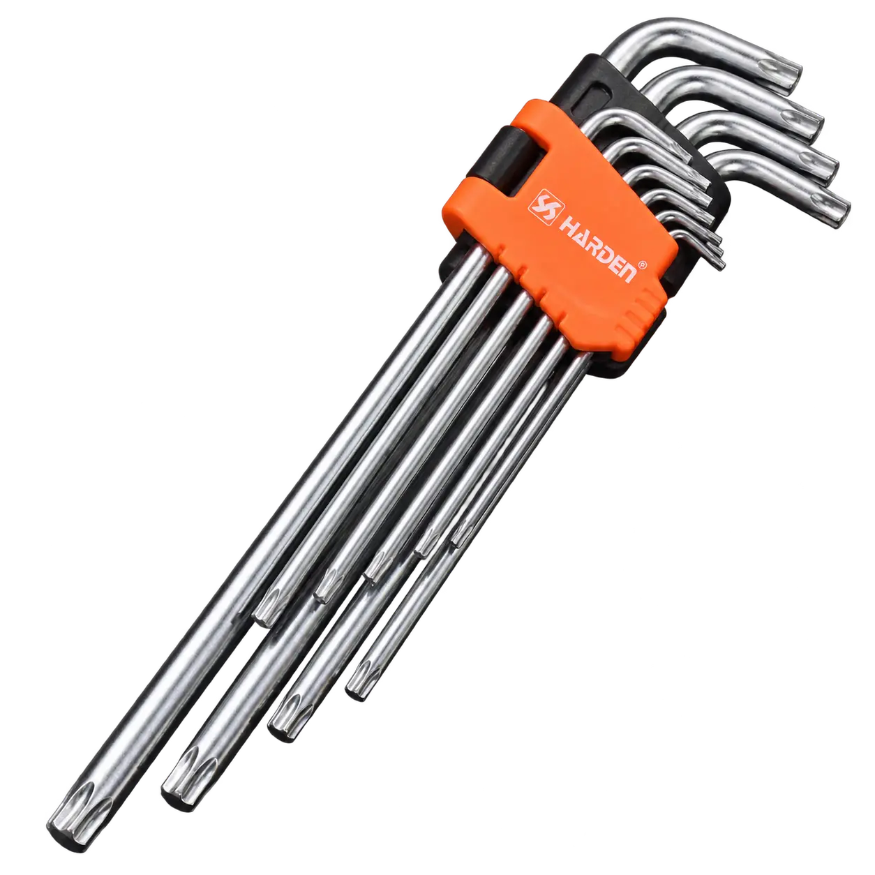 Komplet kluczy Torx 9szt długie HARDEN