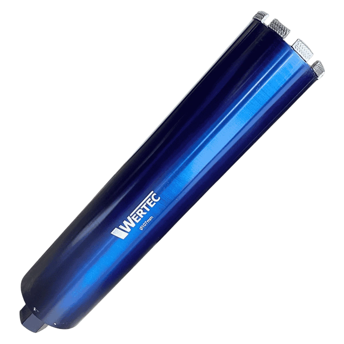 Korona wiertnicza do betonu 107×400 mm, UNC 1 1/4" WERTEC