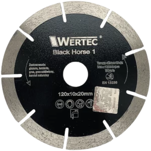 Tarcza diamentowa do gresu, spieków i płytek Black Horse 1 120x20mm WERTEC